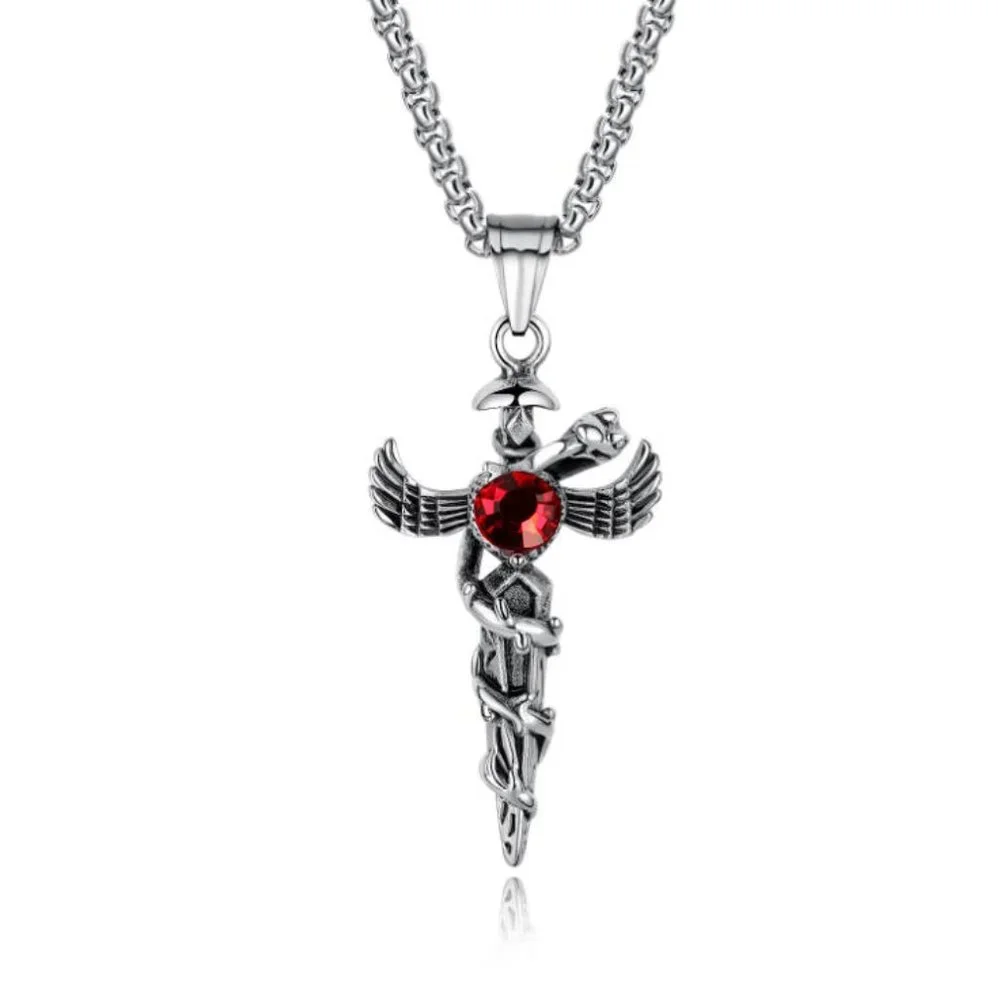 ❤️Stainless steel cross pendants necklace for women/men, N90201P206